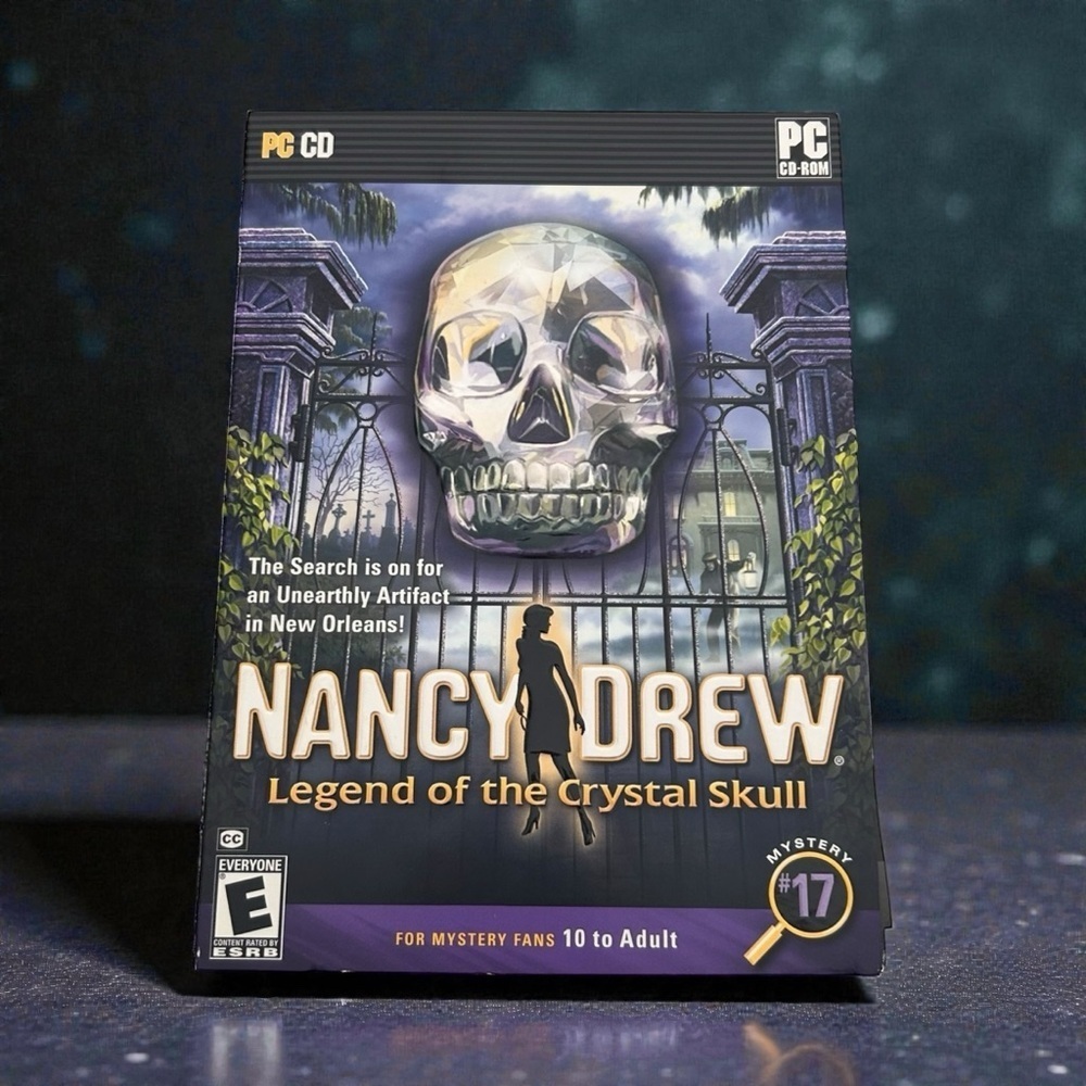 Nancy Drew Legend of the Crystal Skull #17 PC CD-ROM Computer Mystery Game